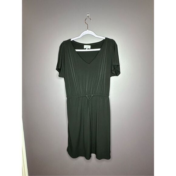Soma Weekend Black Drawstring Waist Dress Size Medium